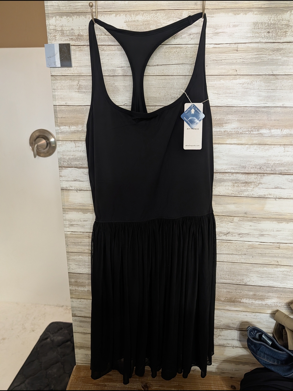 Trac Black Racerback Maxi Dress
